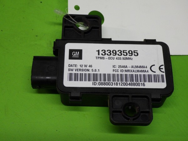 Antenne Sensor Empfänger Reifendruckkontrolle - OPEL ADAM 1.4 13393595