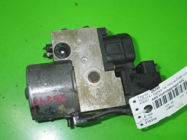 ABS Hydroaggregat - TOYOTA AVENSIS Station Wagon (_T22_) 2.0 TD (CT220_) 273004229