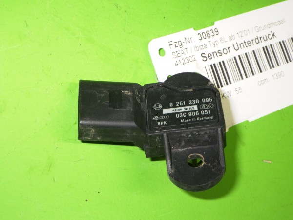 Sensor Unterdruck - SEAT IBIZA III (6L1) 1.4 16V 0261230095